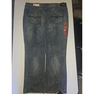 VTG Jeans Men's 40x30 Guess Baggy Relaxed Fit Crescent Cotton Deadstock